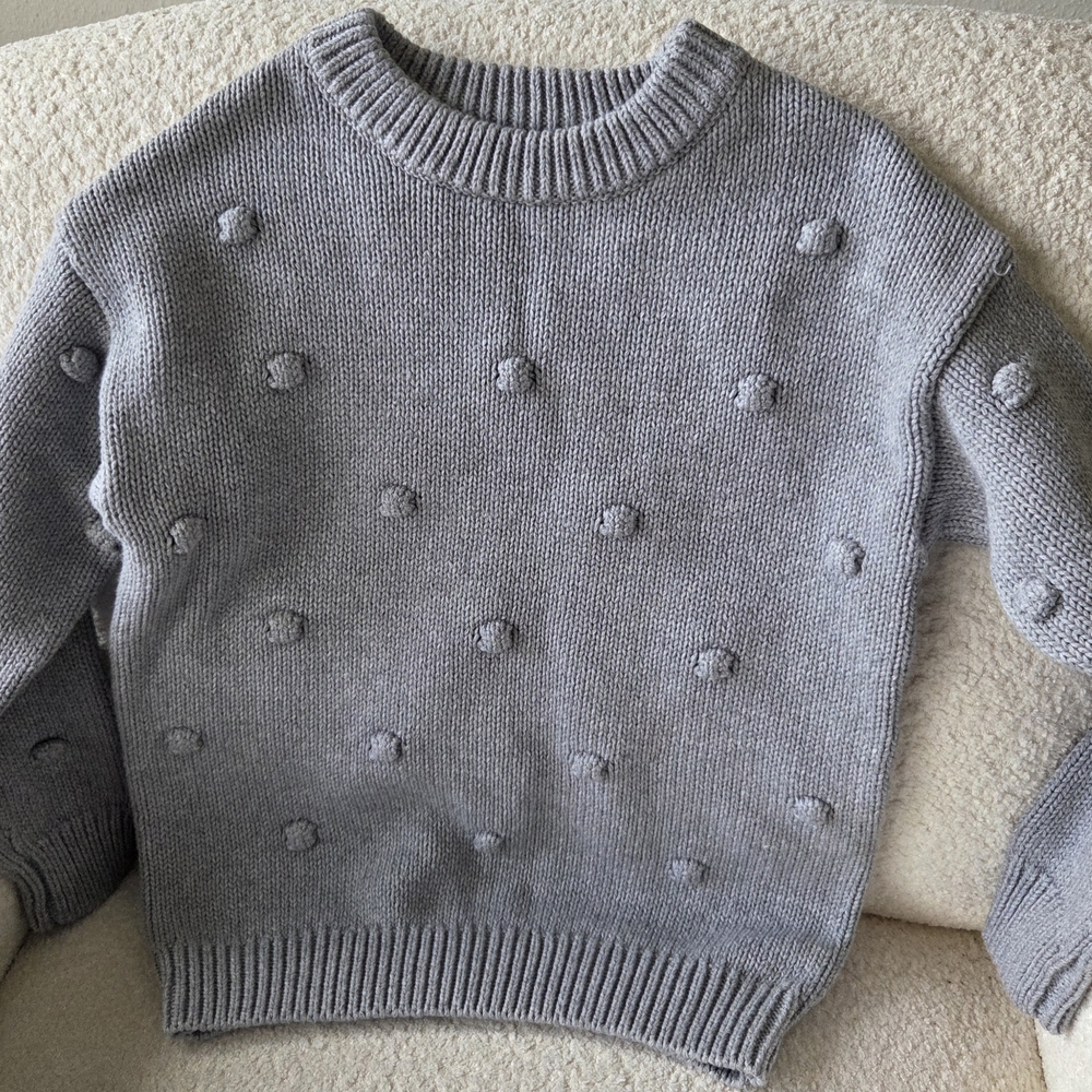 Cotton On Kids Gray Textured Sweater